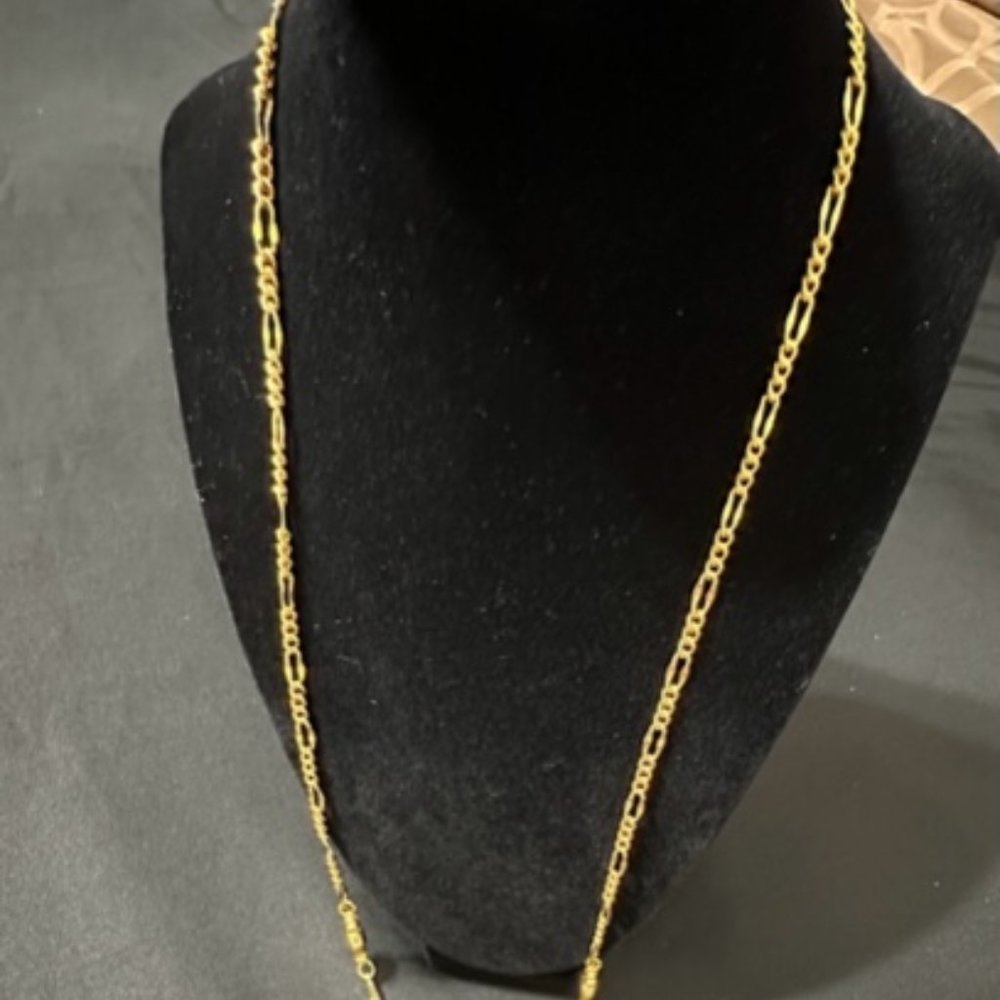 LCI (Liz Claiborne) Gold Tone Chain Necklace
